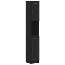 Badkamerkast met Open Plank UTRECHT Zwart 30 x 31 x 187 cm