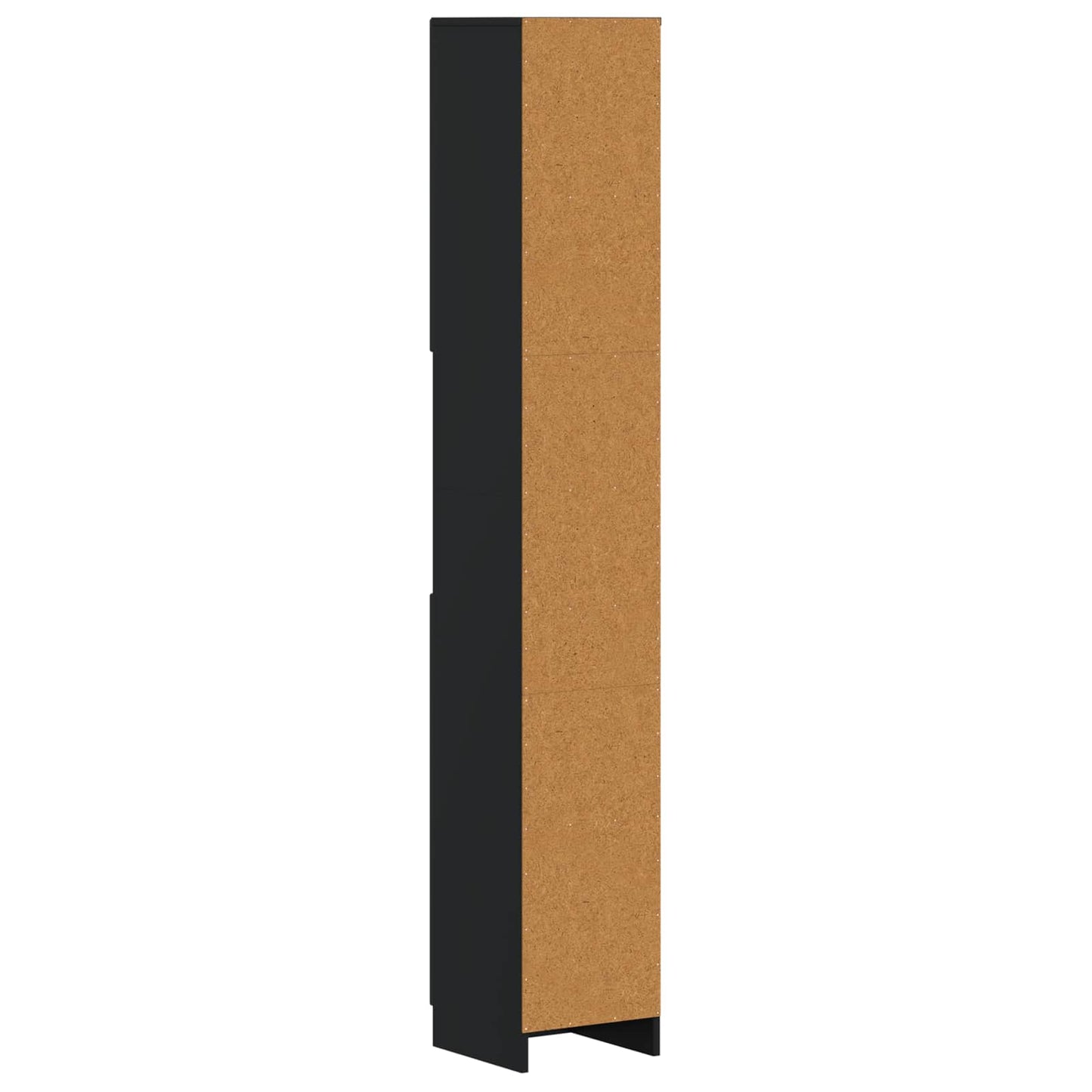 Badkamerkast met Open Plank UTRECHT Zwart 30 x 31 x 187 cm