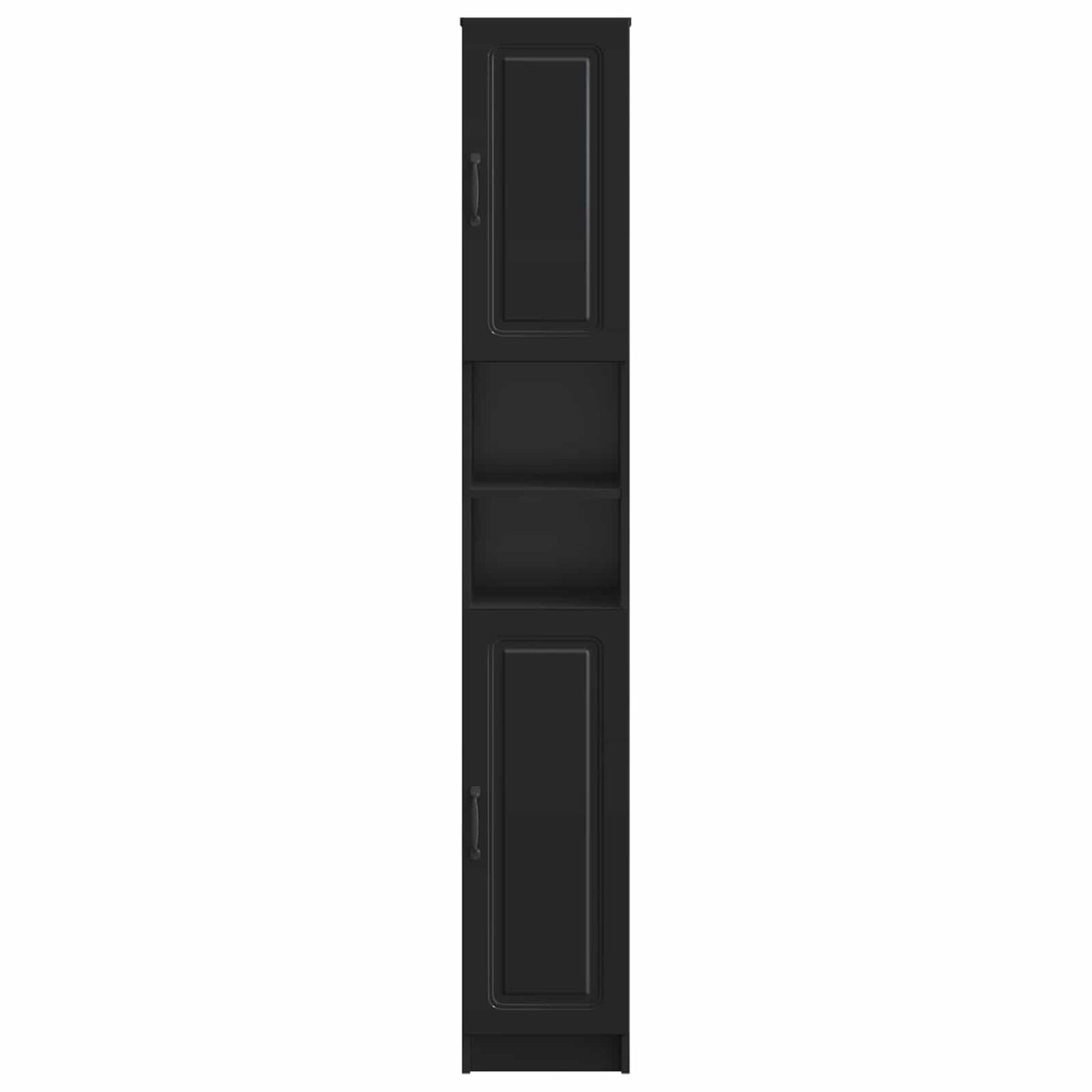 Badkamerkast met Open Plank UTRECHT Zwart 30 x 31 x 187 cm