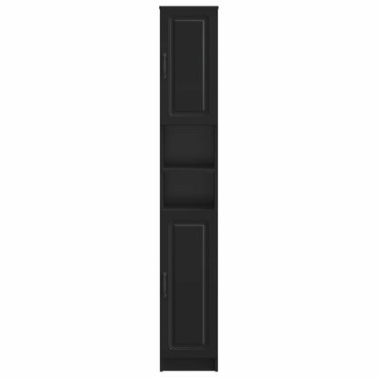 Badkamerkast met Open Plank UTRECHT Zwart 30 x 31 x 187 cm