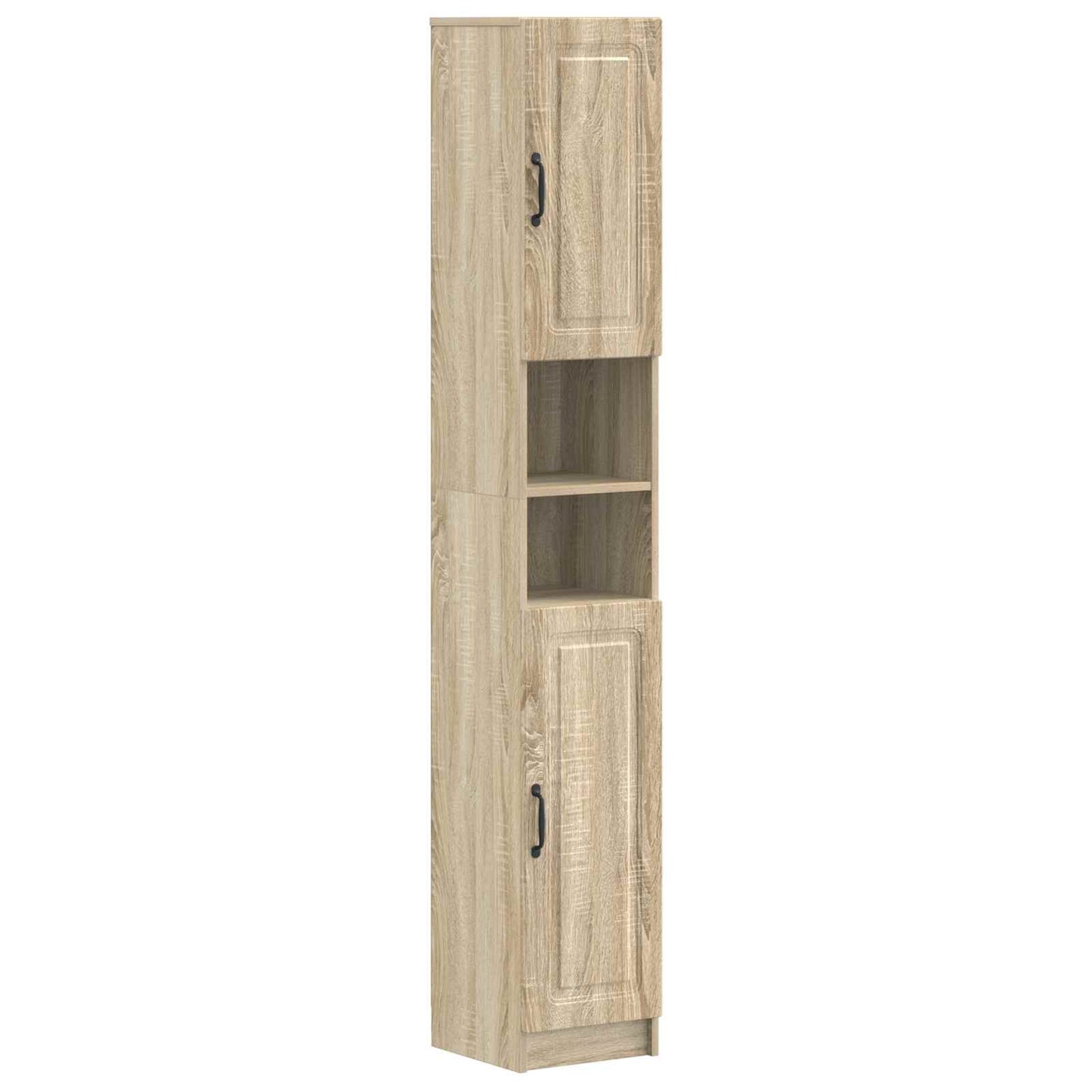 Badkamerkast met Open Plank UTRECHT Sonoma Eiken