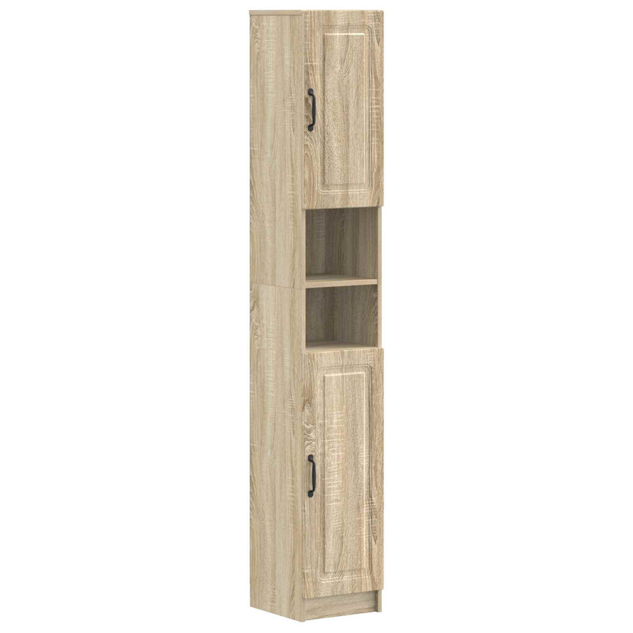 Badkamerkast met Open Plank UTRECHT Sonoma Eiken