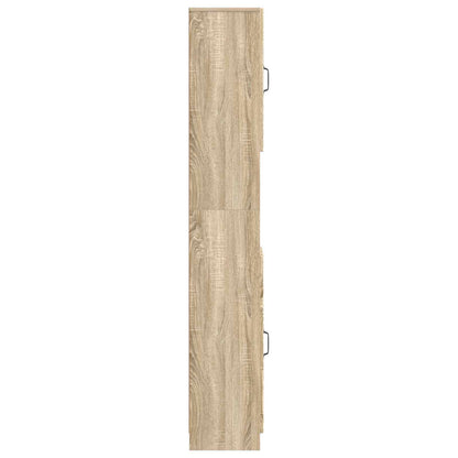 Badkamerkast met Open Plank UTRECHT Sonoma Eiken