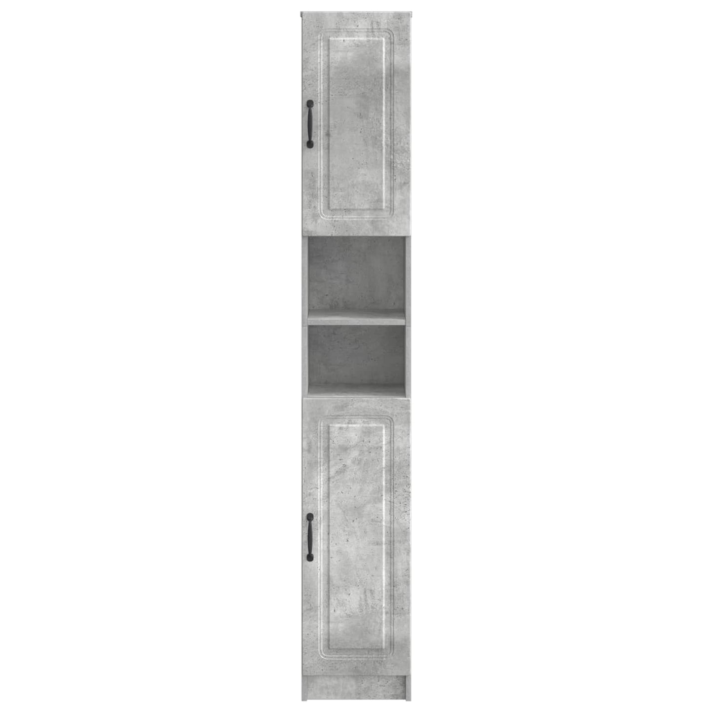 Badkamerkast met Open Plank UTRECHT Betongrijs 30 x 31 x 187 cm