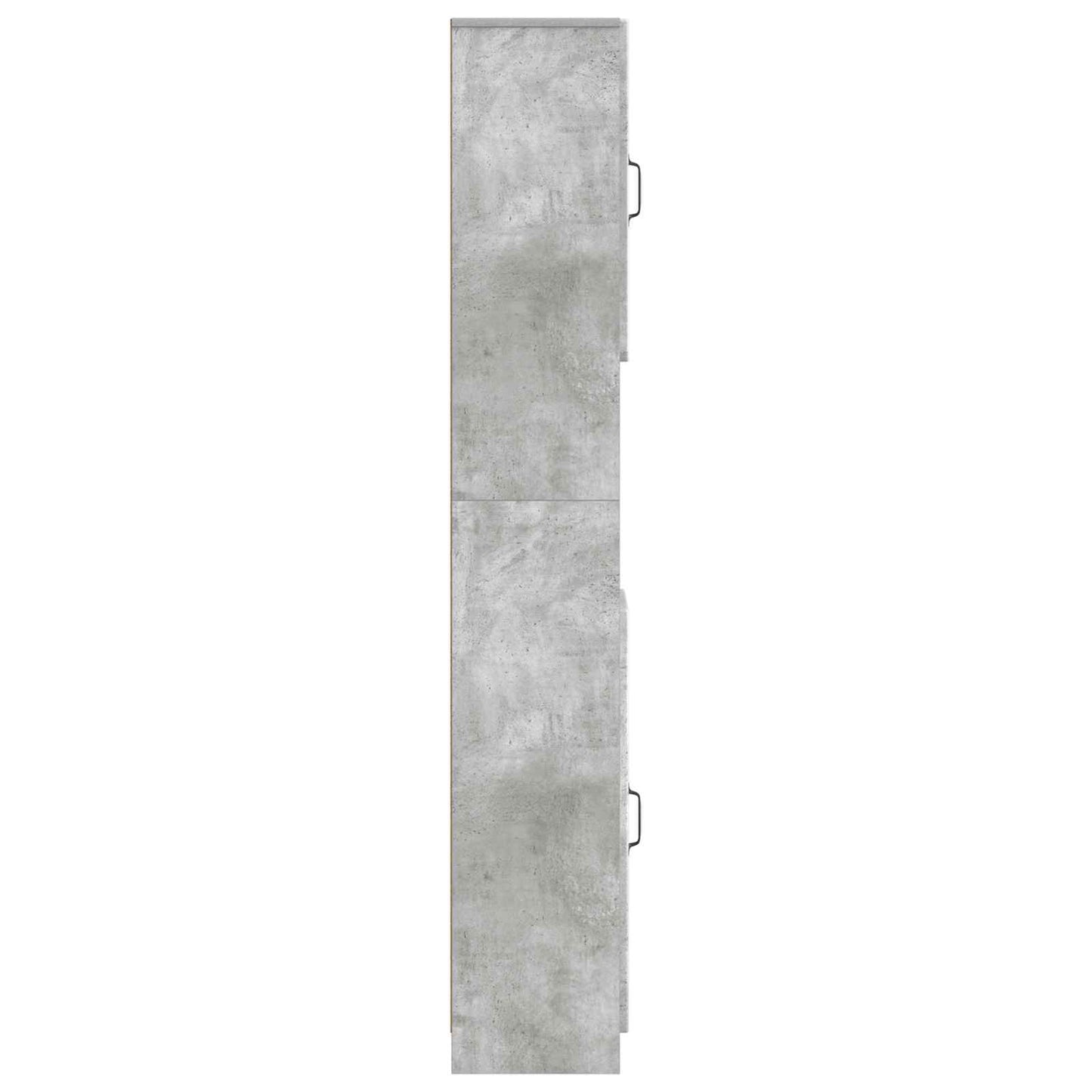 Badkamerkast met Open Plank UTRECHT Betongrijs 30 x 31 x 187 cm