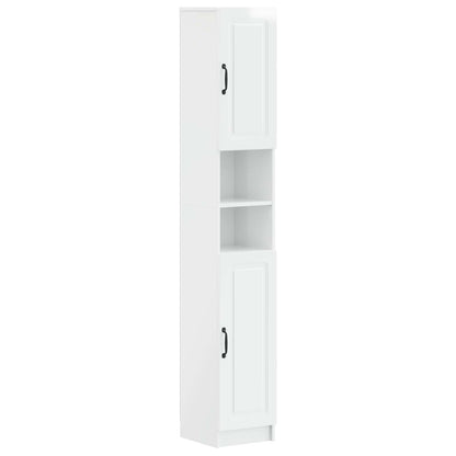 Badkamerkast met Open Plank UTRECHT Hoogglans Wit