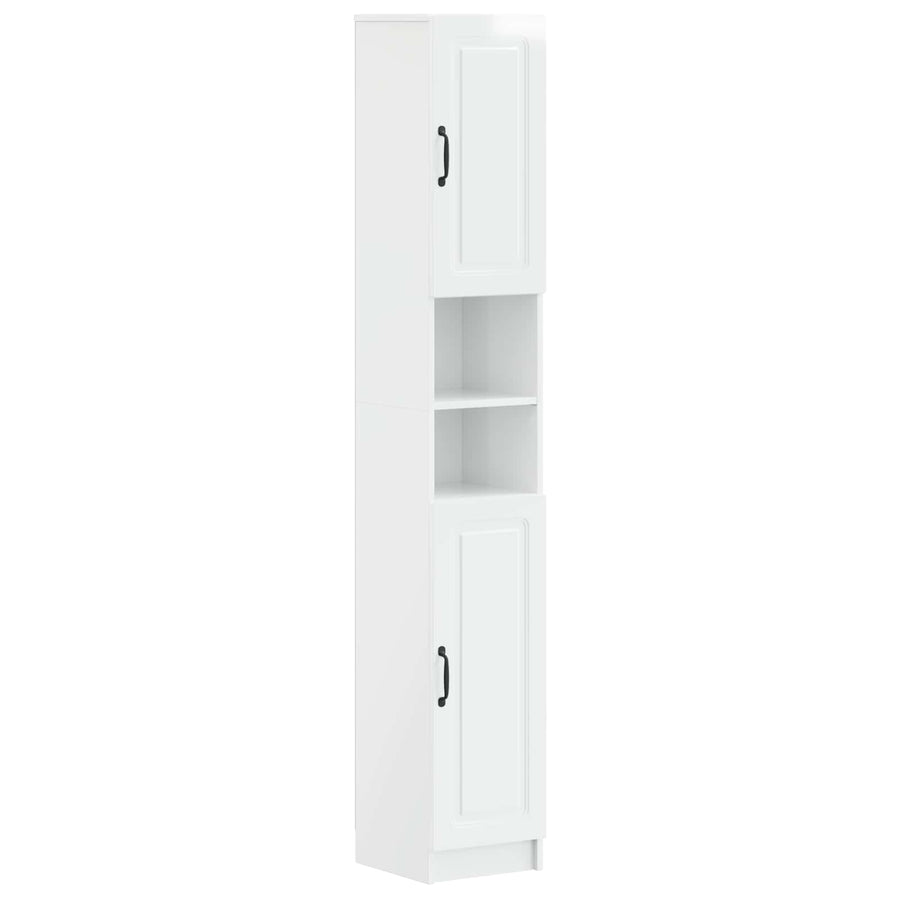 Badkamerkast met Open Plank UTRECHT Hoogglans Wit