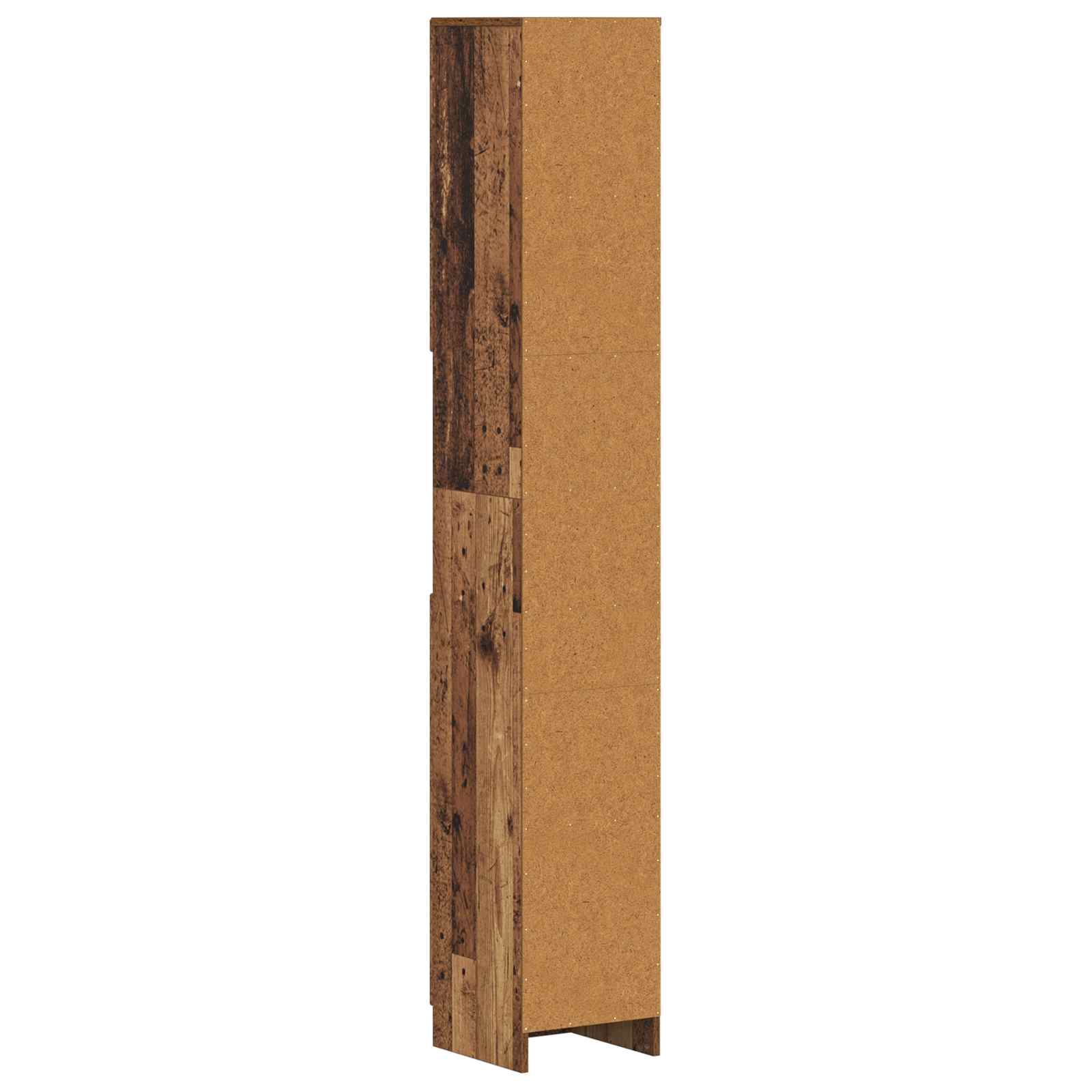 Badkamerkast met Open Plank UTRECHT Oud hout 30 x 31 x 187 cm
