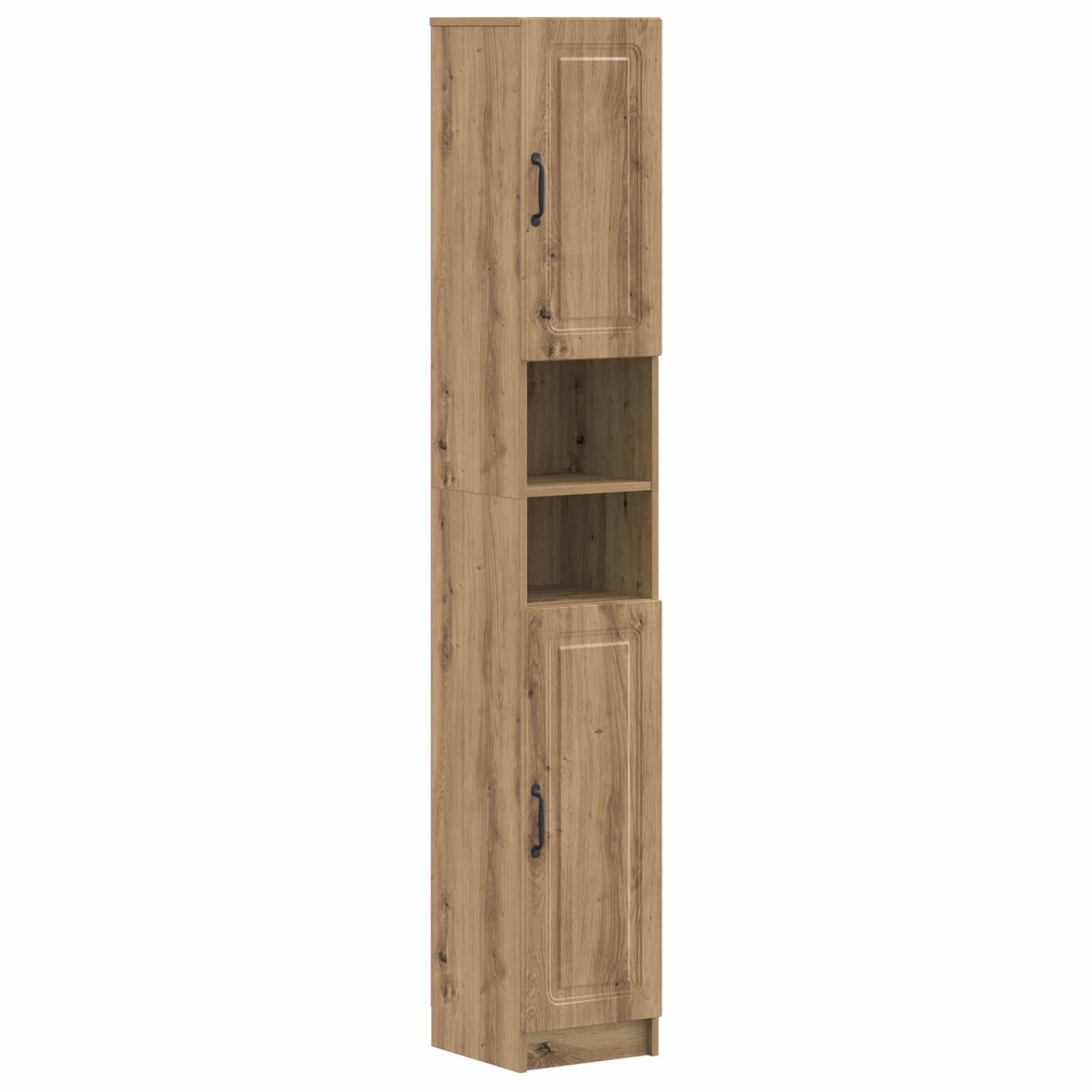 Badkamerkast met Open Plank UTRECHT Artisanaal eiken