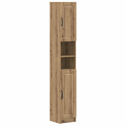 Badkamerkast met Open Plank UTRECHT Artisanaal eiken