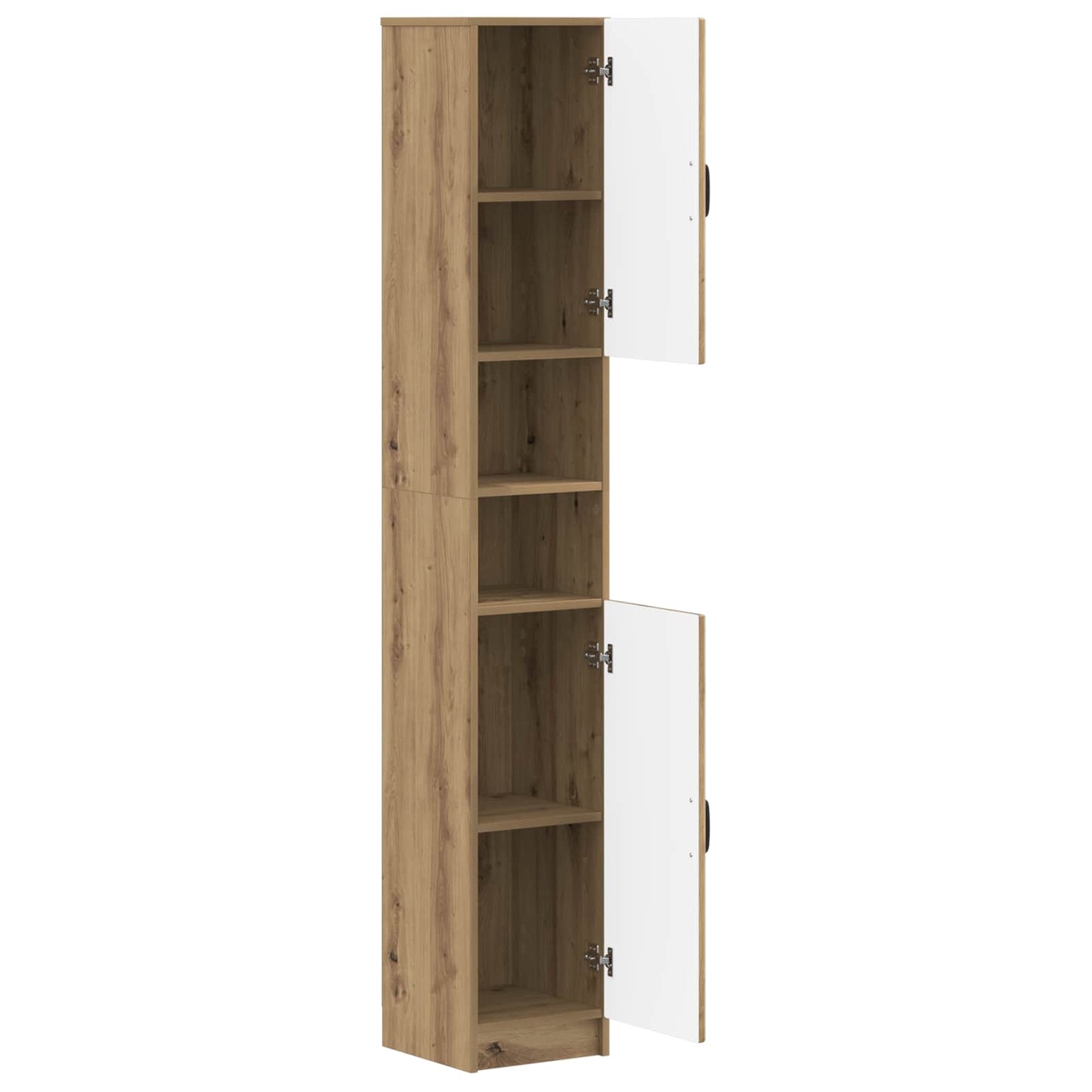 Badkamerkast met Open Plank UTRECHT Artisanaal eiken