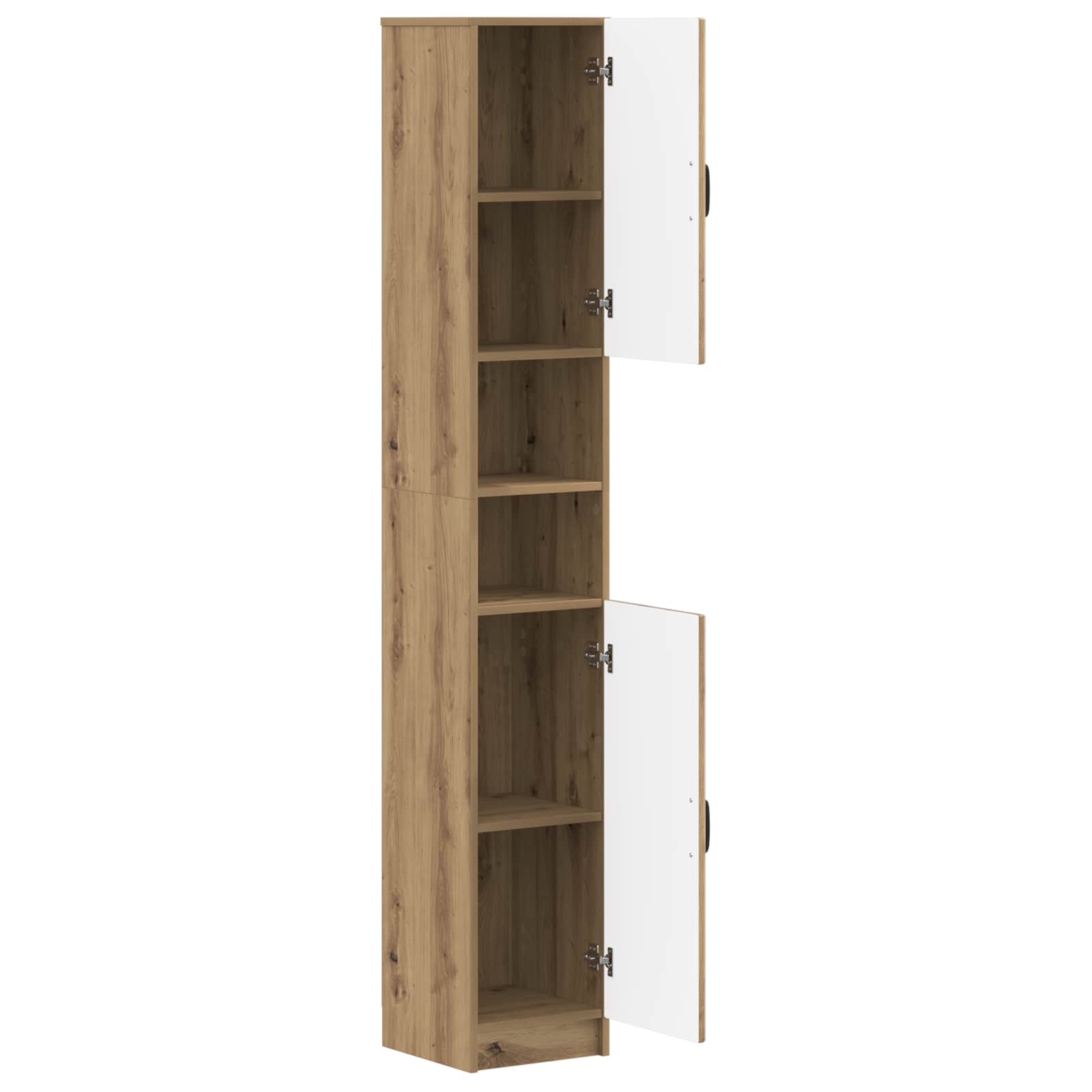 Badkamerkast met Open Plank UTRECHT Artisanaal eiken