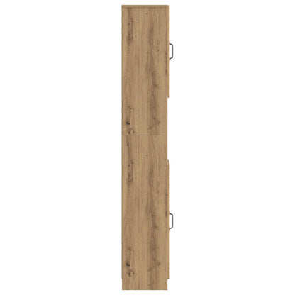 Badkamerkast met Open Plank UTRECHT Artisanaal eiken