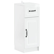 Badkamerkast 30x31x77 cm hoogglans wit