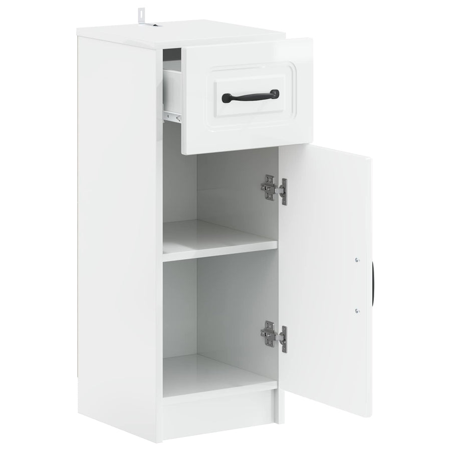 Badkamer Opbergkast UTRECHT Hoogglans Wit 30 x 31 x 77 cm