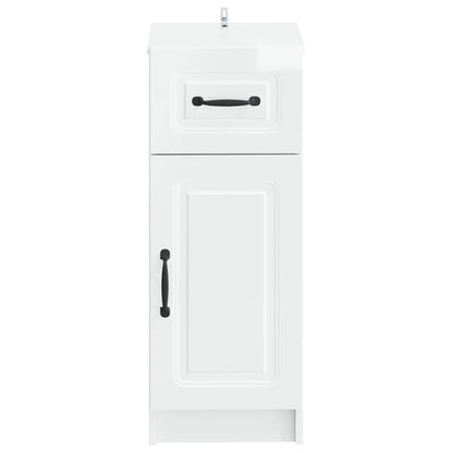 Badkamer Opbergkast UTRECHT Hoogglans Wit 30 x 31 x 77 cm