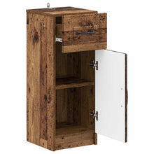 Badkamer Opbergkast UTRECHT Oud hout 30 x 31 x 77 cm