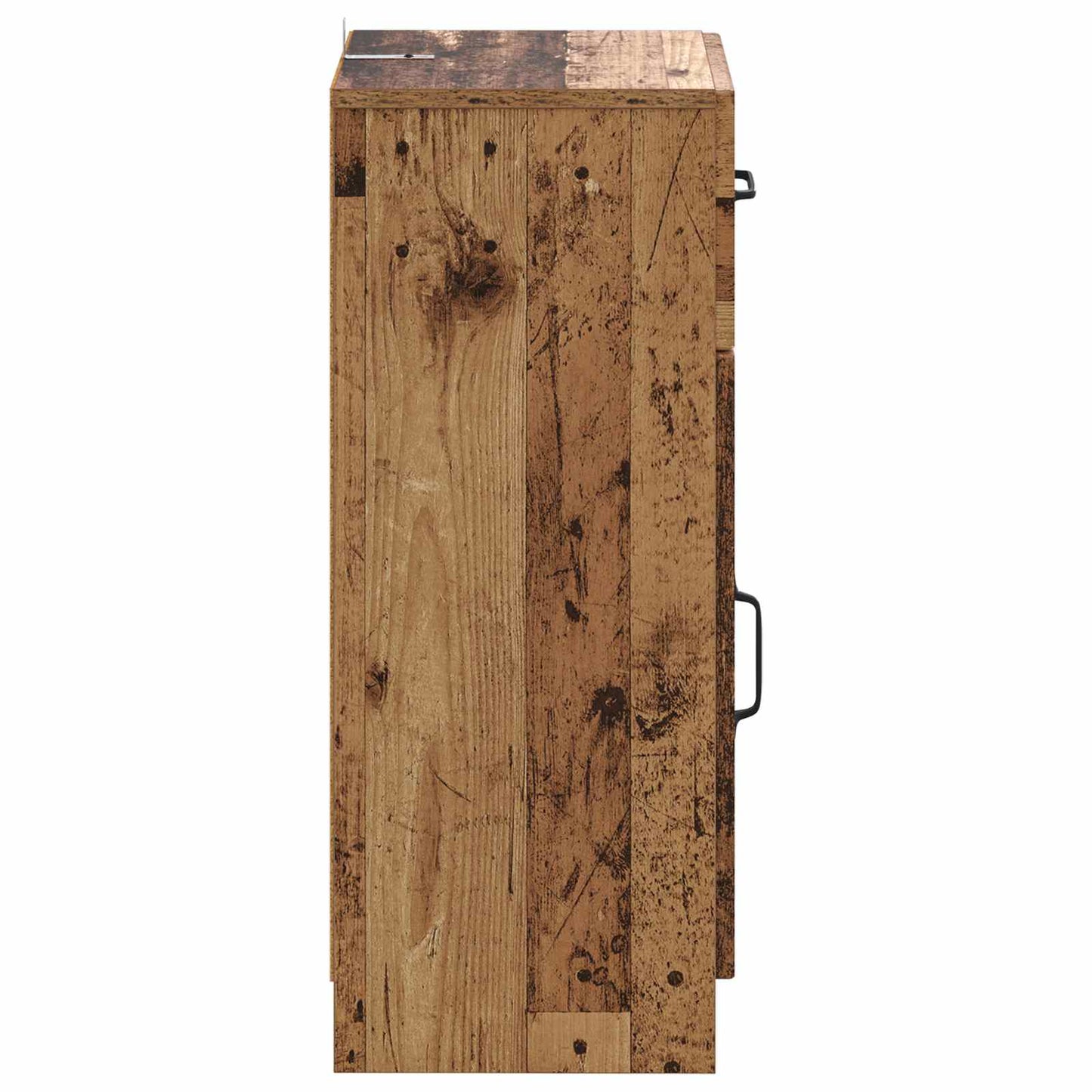 Badkamer Opbergkast UTRECHT Oud hout 30 x 31 x 77 cm