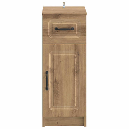Badkamer Opbergkast UTRECHT Artisanaal eiken 30 x 31 x 77 cm