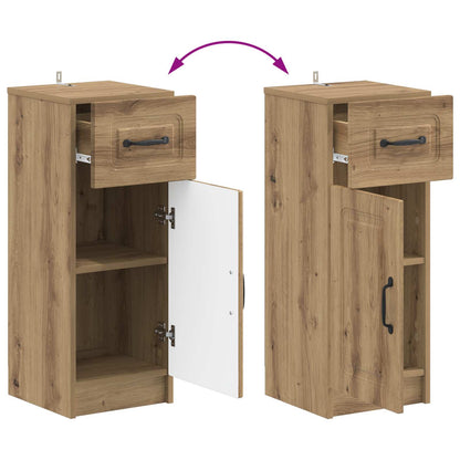 Badkamer Opbergkast UTRECHT Artisanaal eiken 30 x 31 x 77 cm