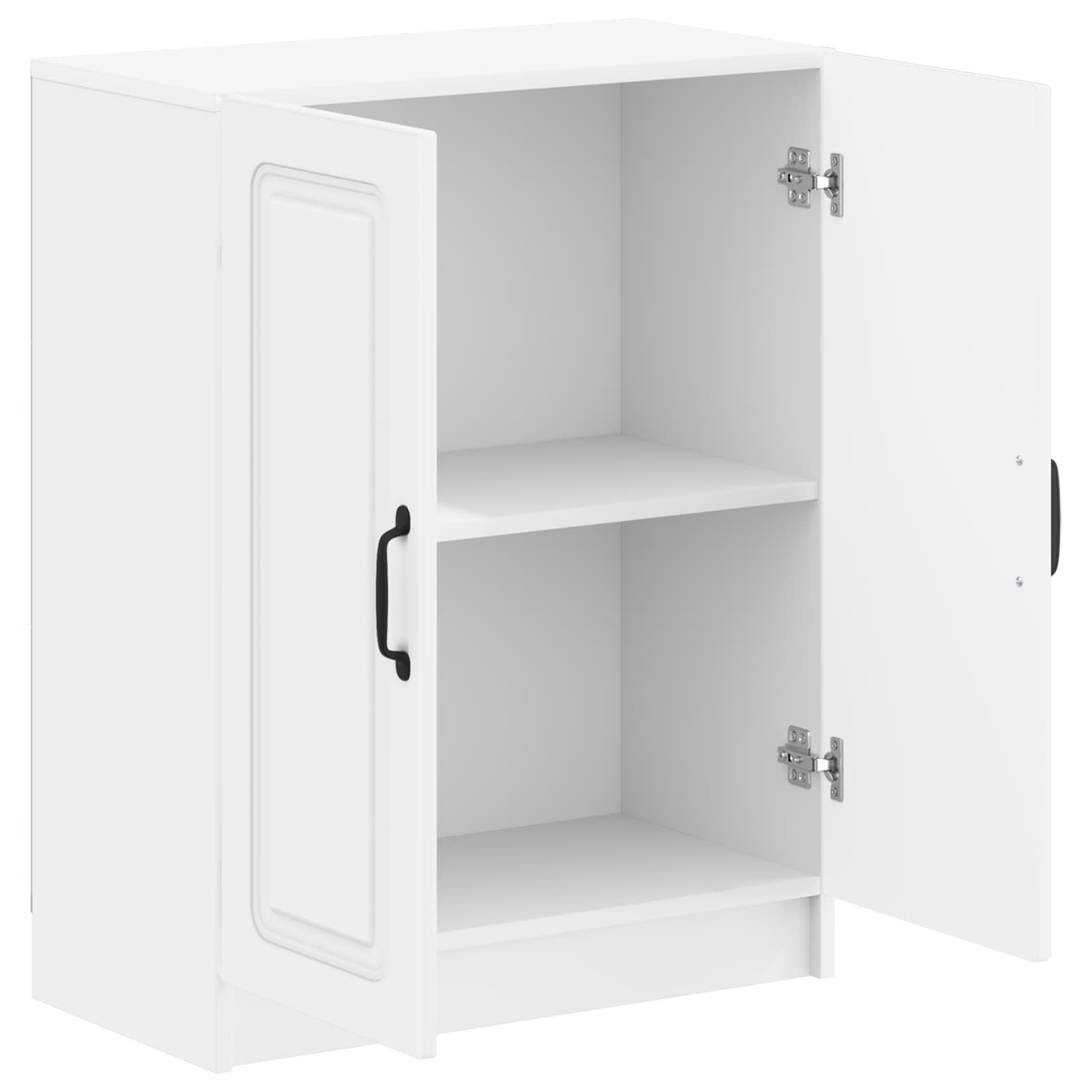Badkamer Opbergkast UTRECHT Wit 59,5 x 31 x 77 cm Bewerkt hout