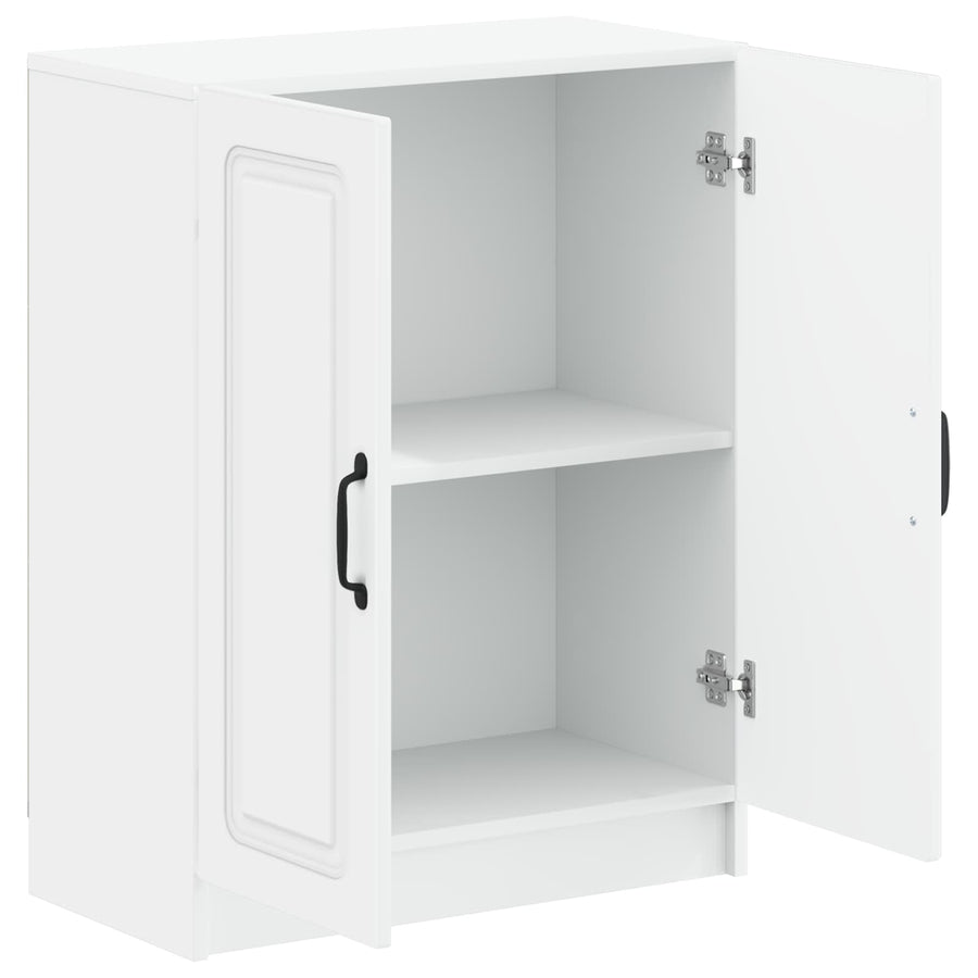 Badkamer Opbergkast UTRECHT Wit 59,5 x 31 x 77 cm Bewerkt hout