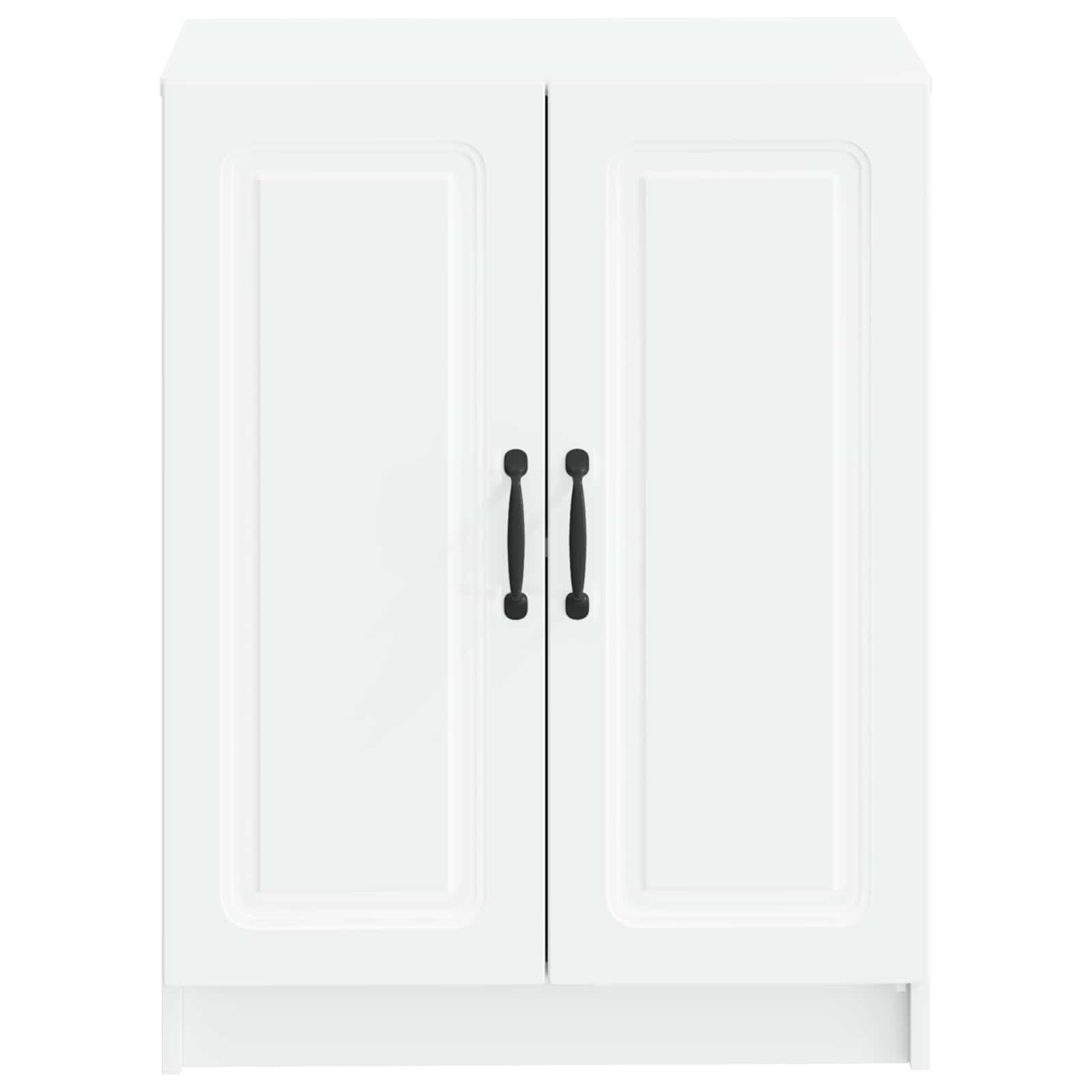 Badkamer Opbergkast UTRECHT Wit 59,5 x 31 x 77 cm Bewerkt hout