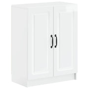 Badkamerkast 59,5x31x77 cm hoogglans wit