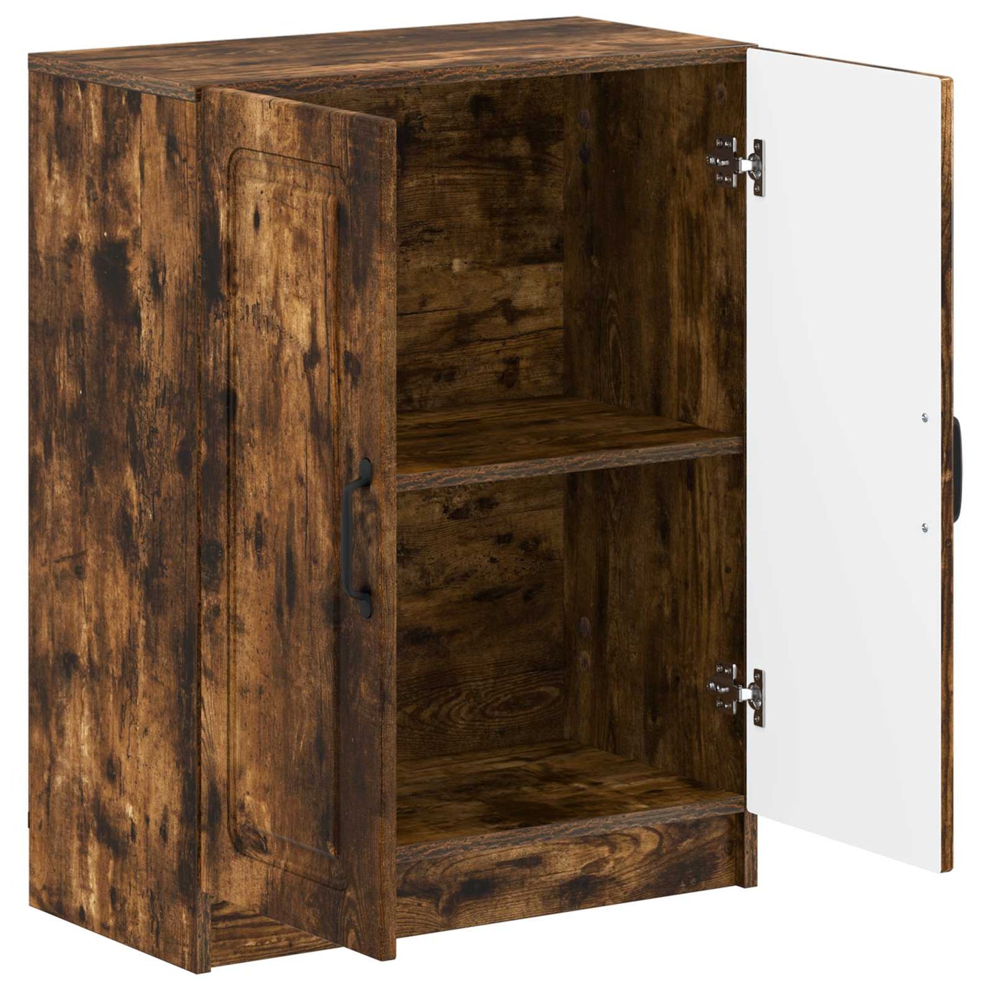 Badkamer Opbergkast UTRECHT Gerookt eiken 59,5 x 31 x 77 cm