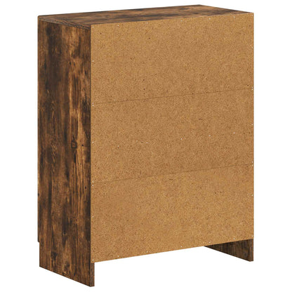Badkamer Opbergkast UTRECHT Gerookt eiken 59,5 x 31 x 77 cm