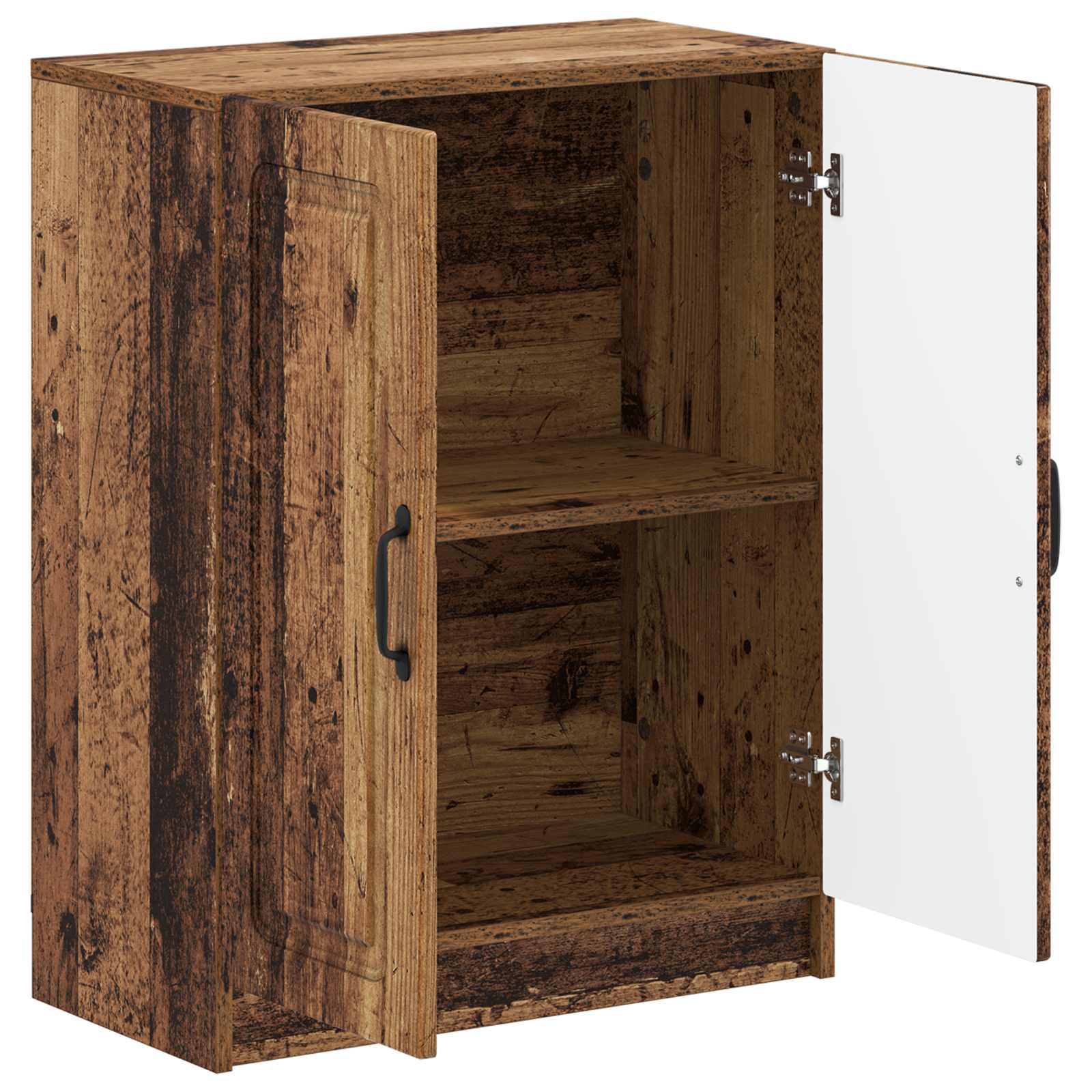 Badkamer Opbergkast UTRECHT Oud hout 59,5 x 31 x 77 cm