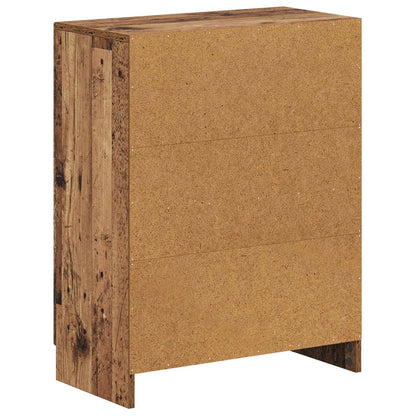 Badkamer Opbergkast UTRECHT Oud hout 59,5 x 31 x 77 cm