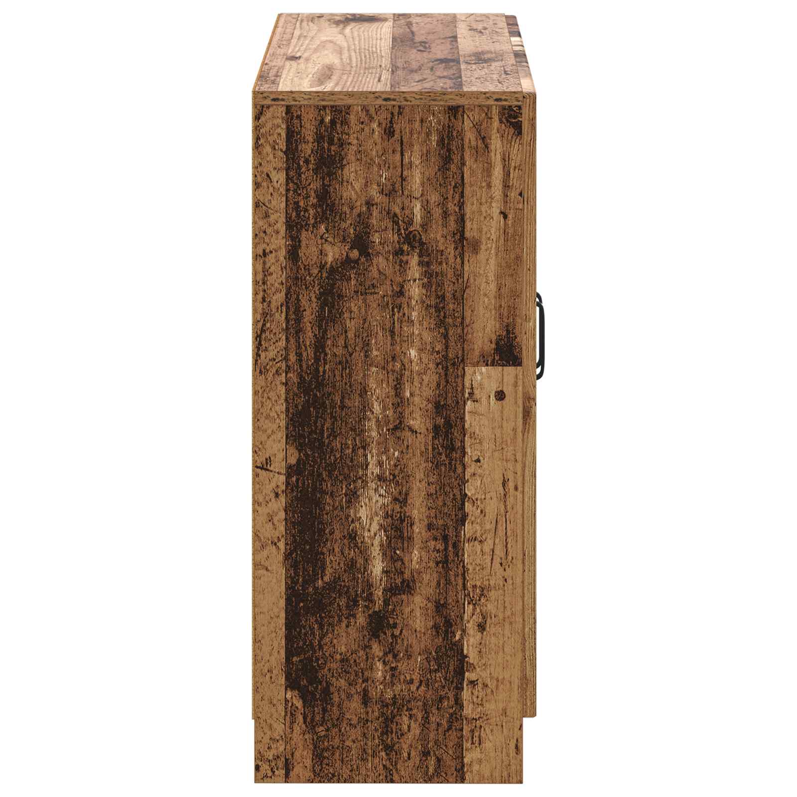 Badkamer Opbergkast UTRECHT Oud hout 59,5 x 31 x 77 cm