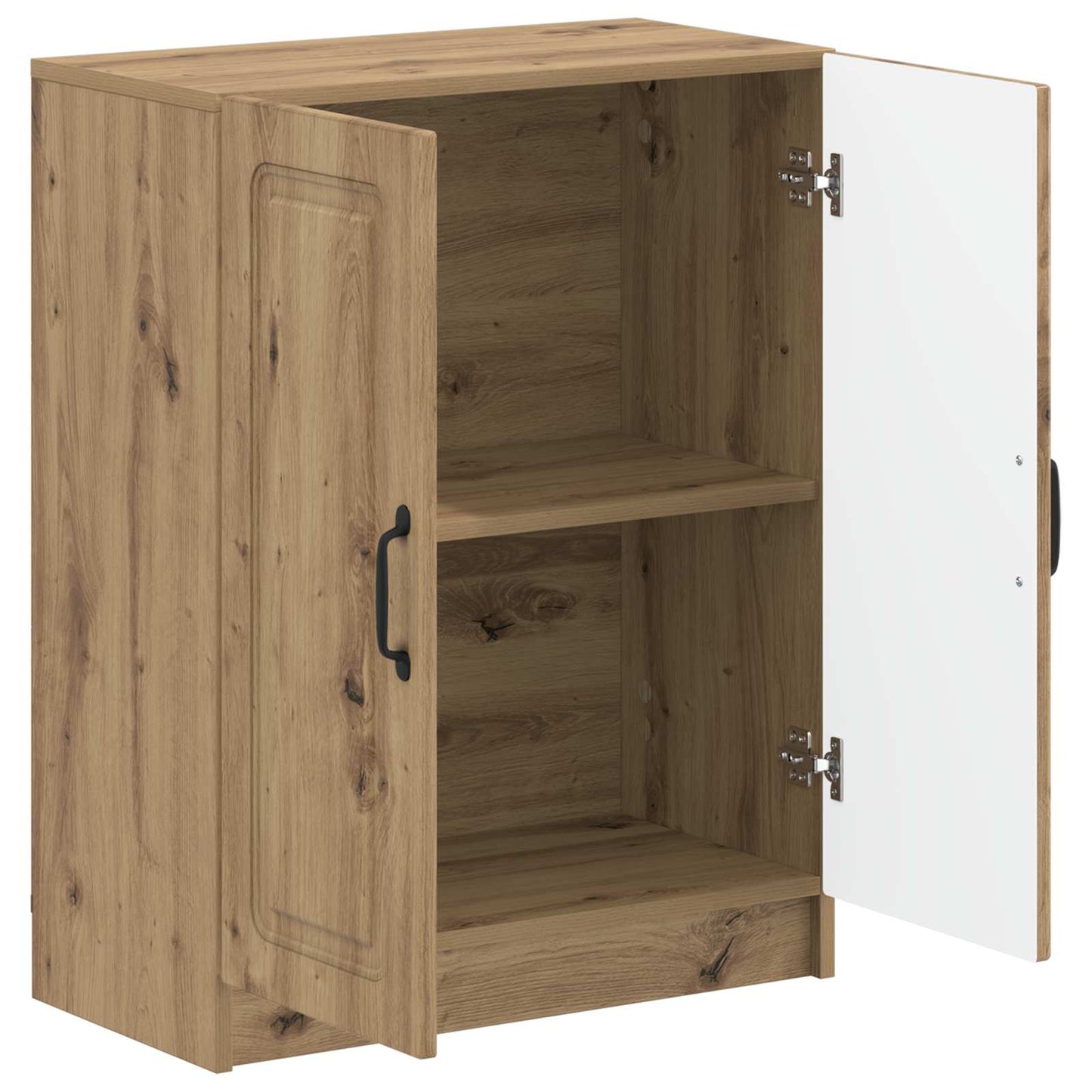Badkamer Opbergkast UTRECHT Artisanaal eiken 59,5 x 31 x 77 cm