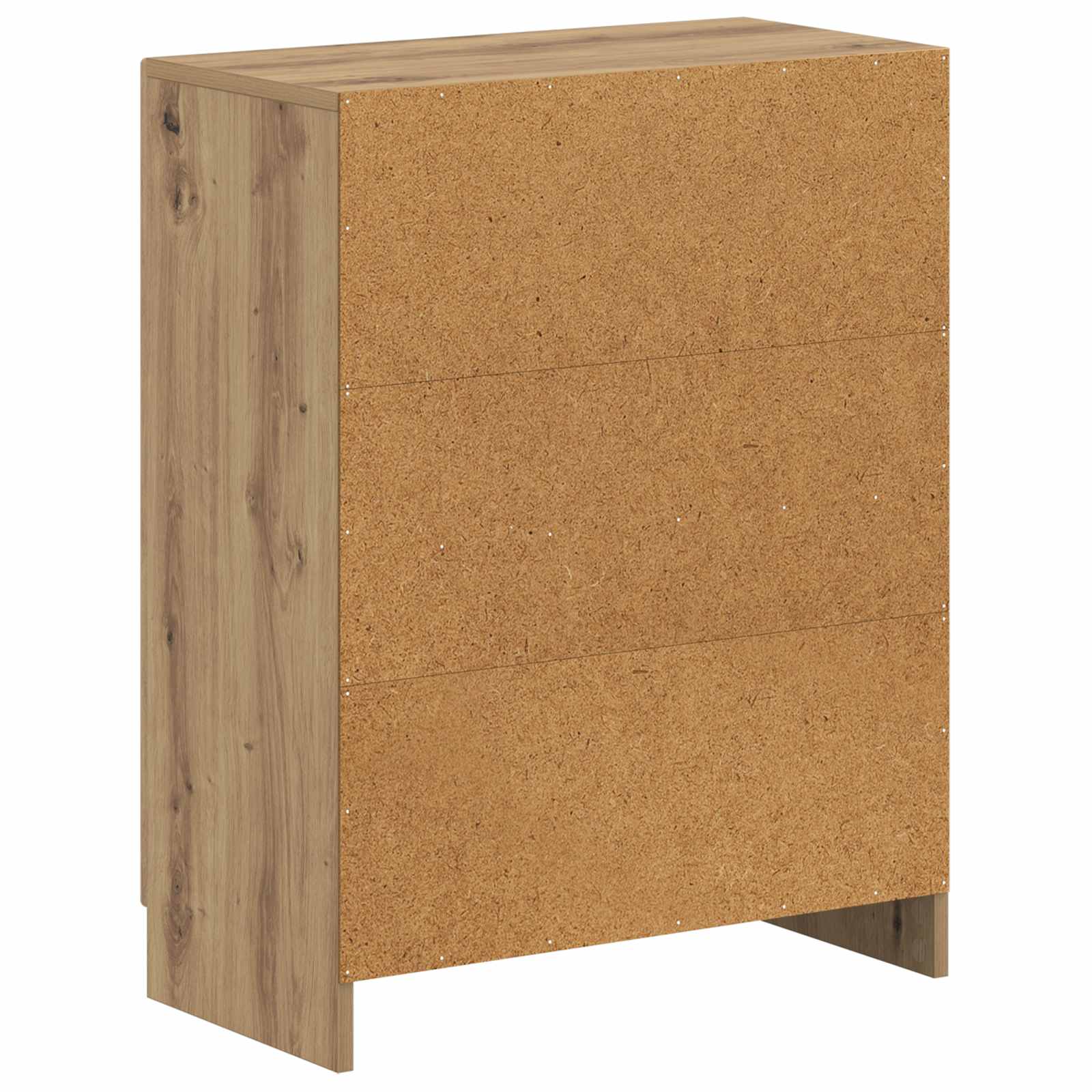 Badkamer Opbergkast UTRECHT Artisanaal eiken 59,5 x 31 x 77 cm