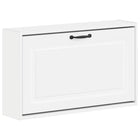 Wand Schoenenkast UTRECHT 71x17x43 cm wit