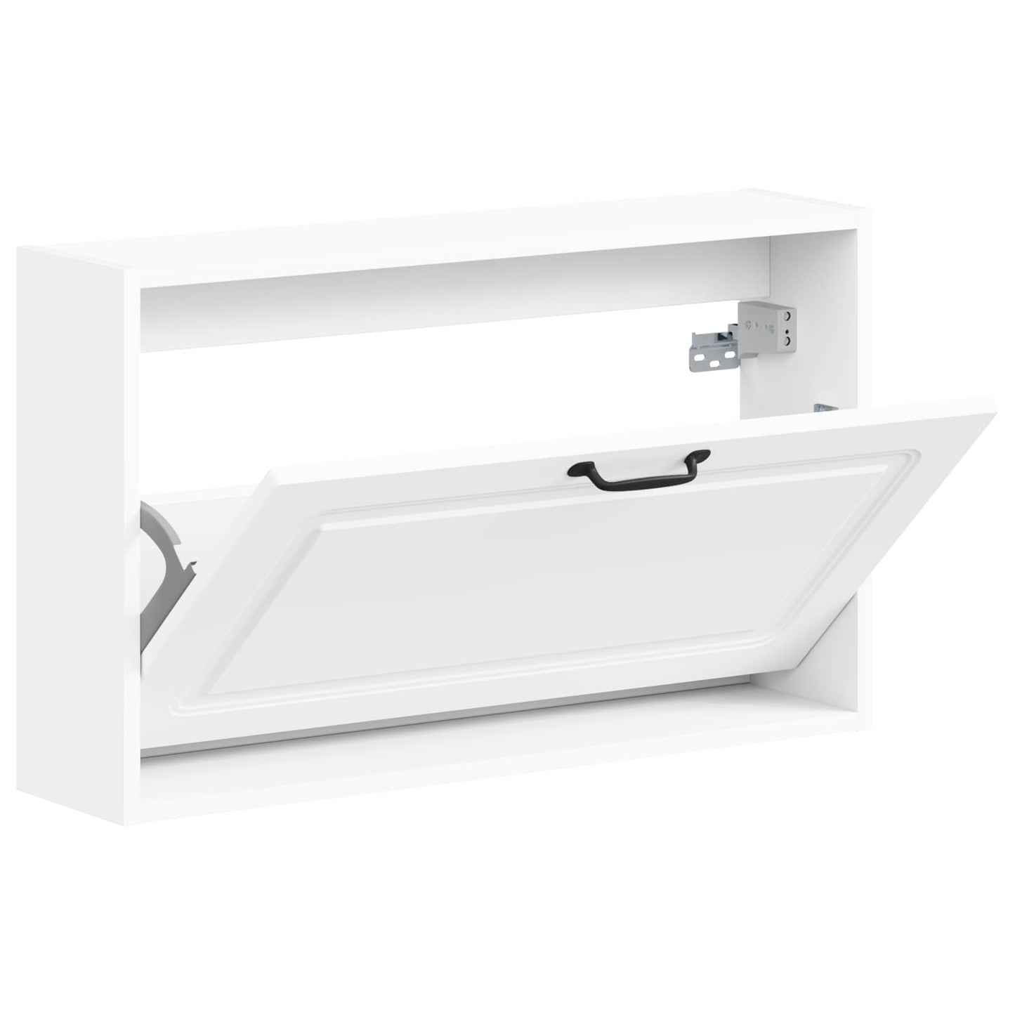 Wandgemonteerde Schoenkast UTRECHT 71 x 17 x 43 cm Bewerkt hout