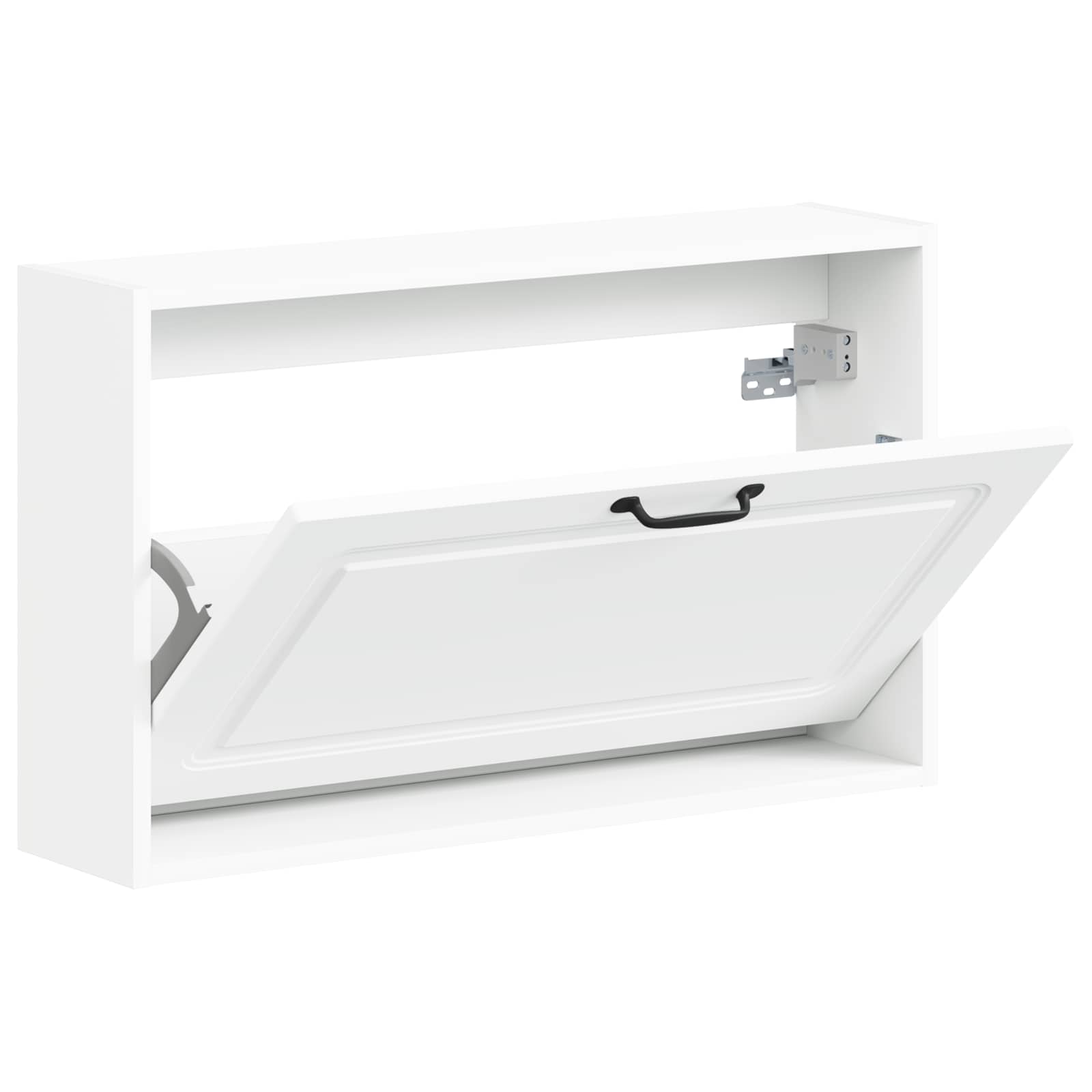 Wandgemonteerde Schoenkast UTRECHT 71 x 17 x 43 cm Bewerkt hout