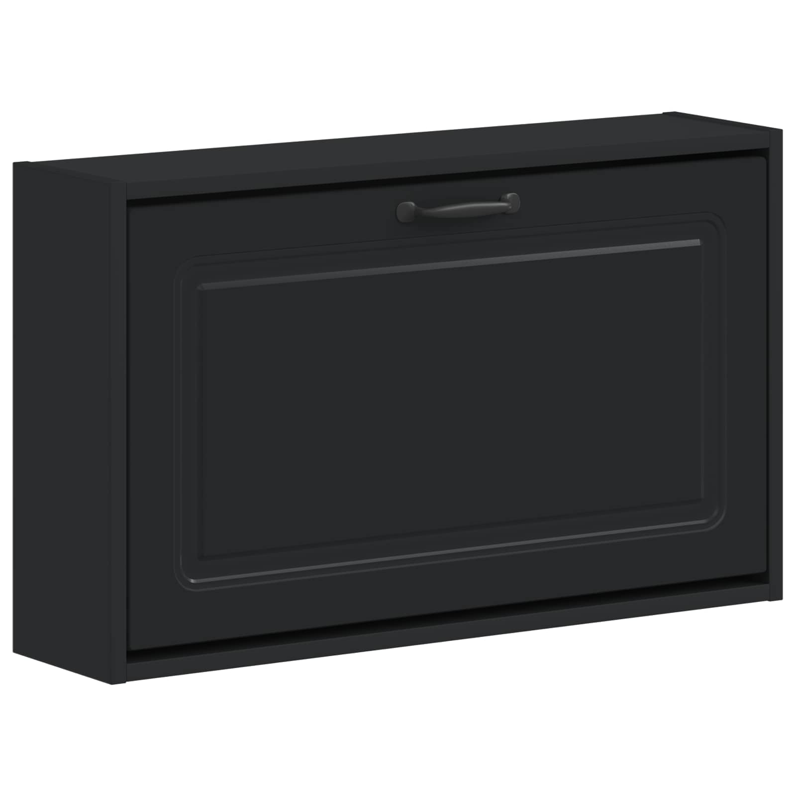 Wandgemonteerde Schoenkast UTRECHT 71 x 17 x 43 cm Bewerkt hout