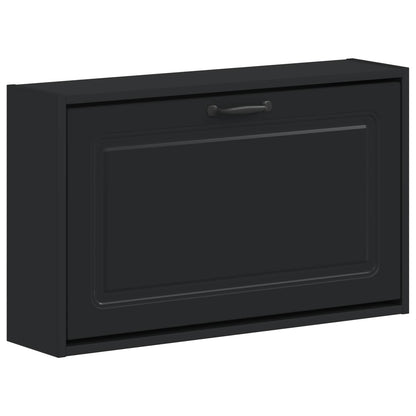 Wandgemonteerde Schoenkast UTRECHT 71 x 17 x 43 cm Bewerkt hout