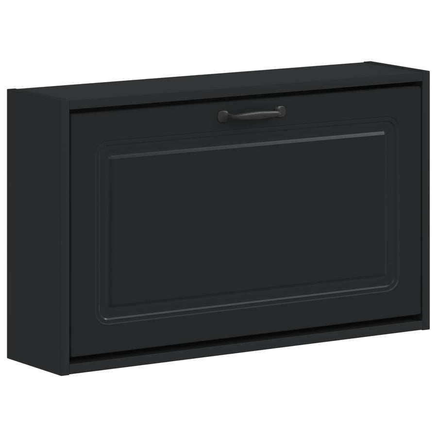 Wandgemonteerde Schoenkast UTRECHT 71 x 17 x 43 cm Bewerkt hout