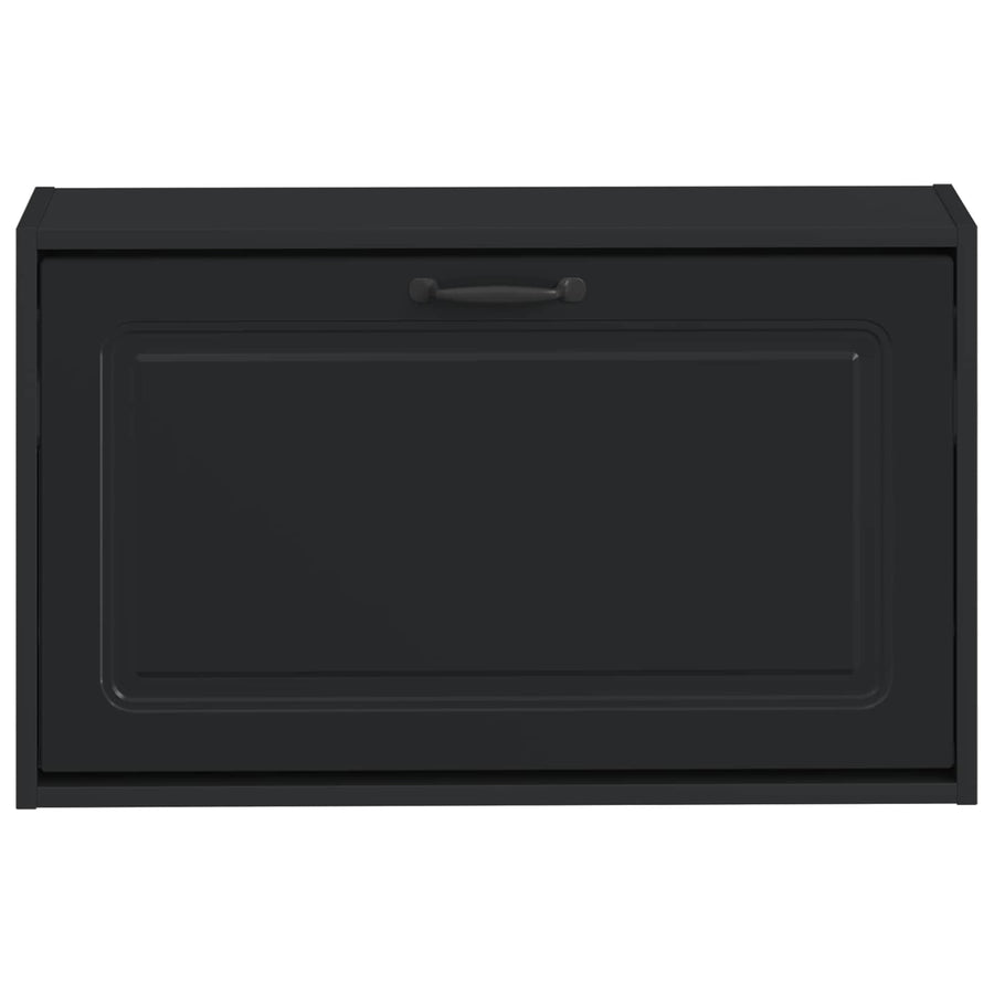 Wandgemonteerde Schoenkast UTRECHT 71 x 17 x 43 cm Bewerkt hout