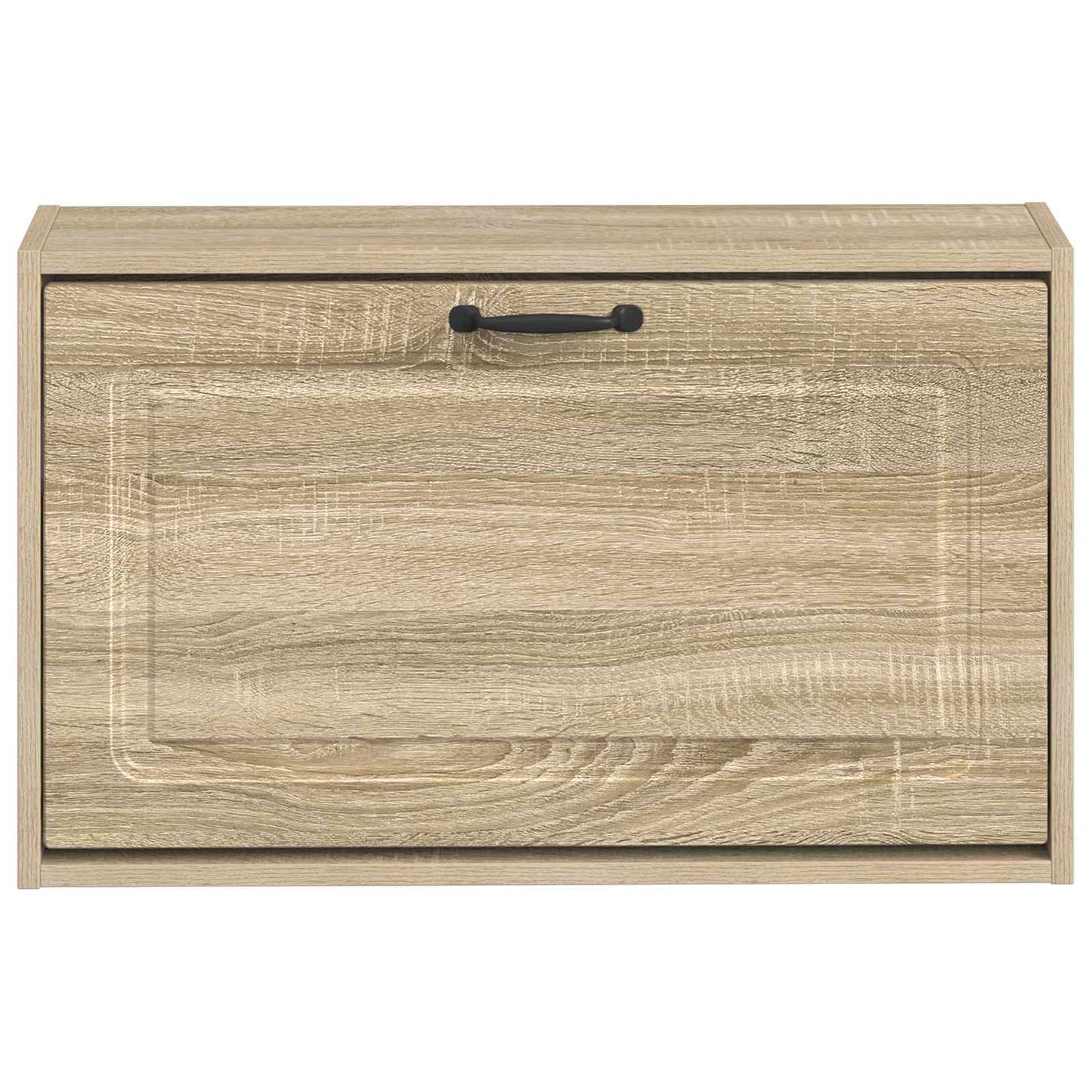 Wandgemonteerde Schoenkast UTRECHT 71 x 17 x 43 cm Bewerkt hout