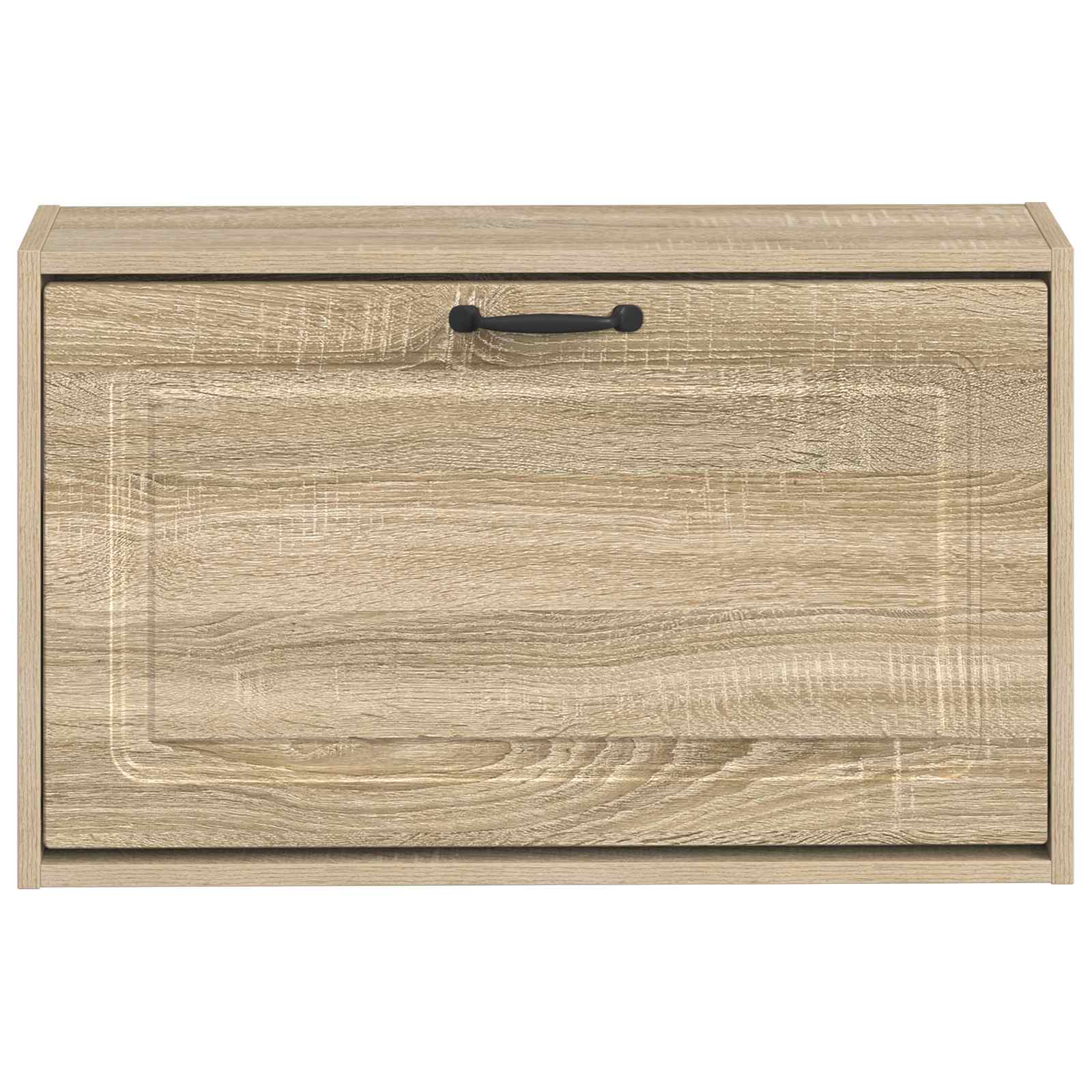 Wandgemonteerde Schoenkast UTRECHT 71 x 17 x 43 cm Bewerkt hout