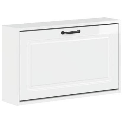 Wandgemonteerde Schoenkast UTRECHT 71 x 17 x 43 cm Bewerkt hout
