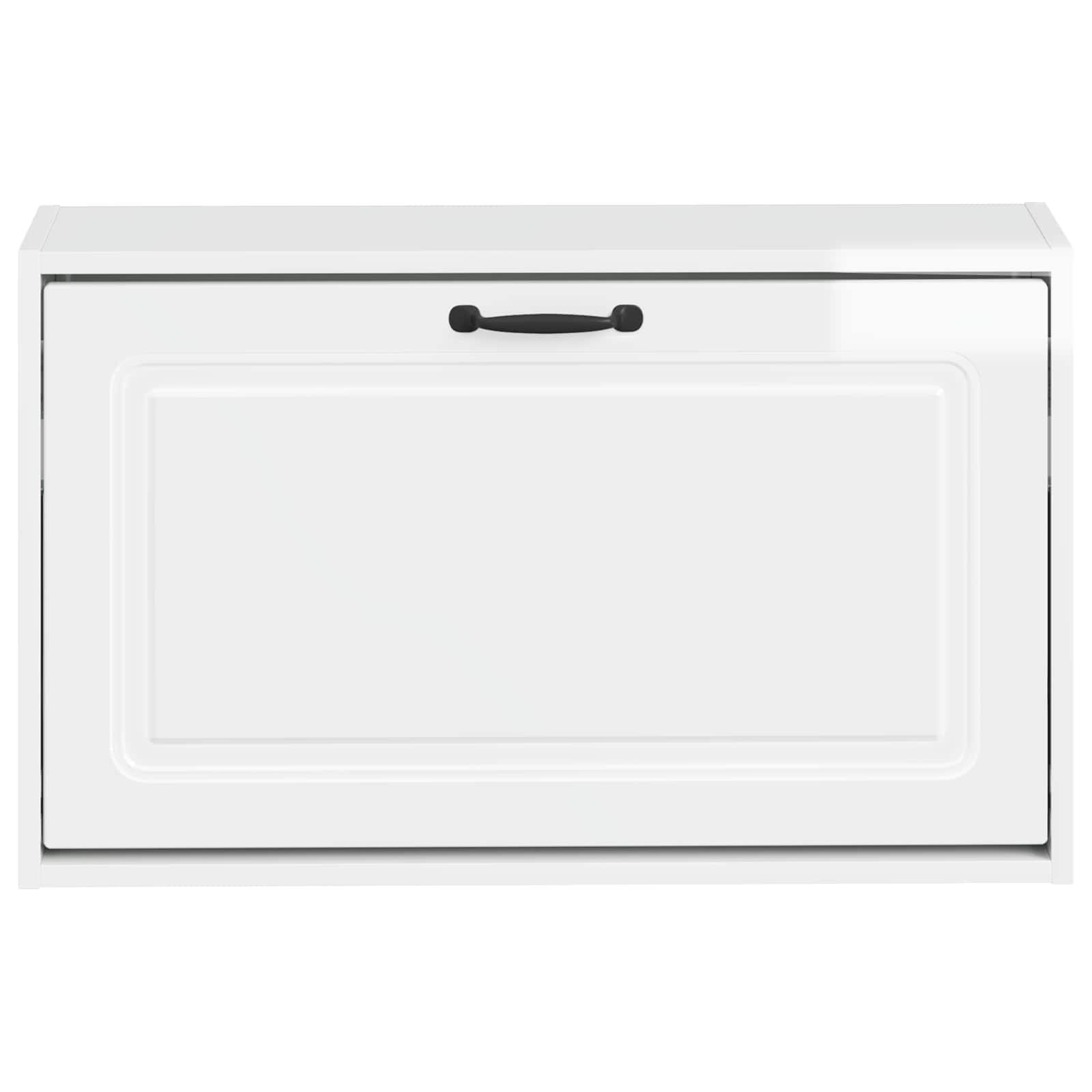 Wandgemonteerde Schoenkast UTRECHT 71 x 17 x 43 cm Bewerkt hout