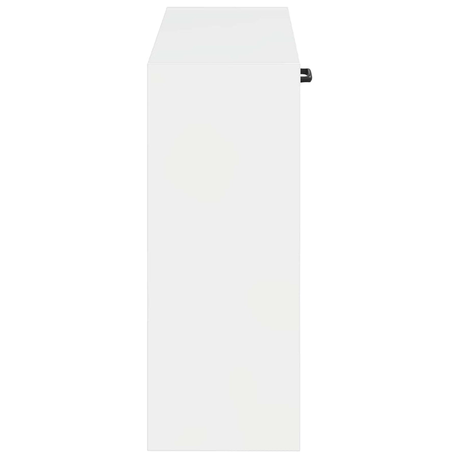 Wandgemonteerde Schoenkast UTRECHT 71 x 17 x 43 cm Bewerkt hout