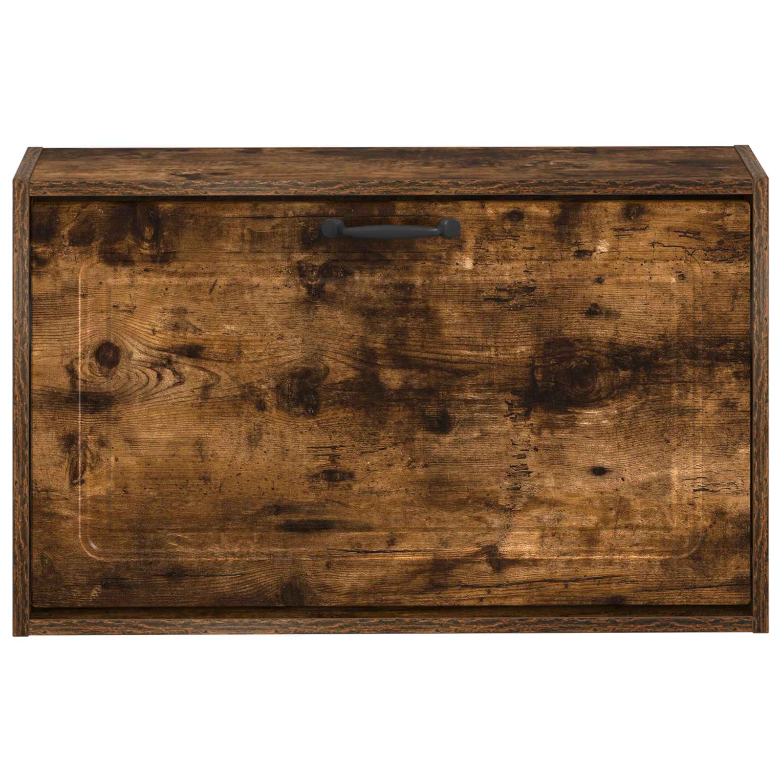 Wandgemonteerde Schoenkast UTRECHT 71 x 17 x 43 cm Bewerkt hout