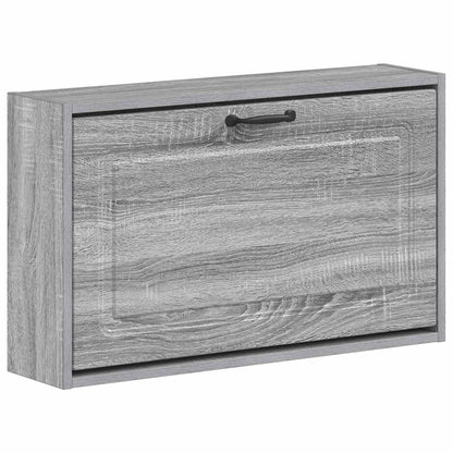 Wandgemonteerde Schoenkast UTRECHT 71 x 17 x 43 cm Bewerkt hout