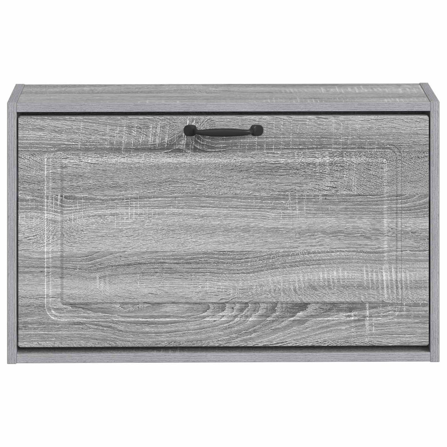 Wandgemonteerde Schoenkast UTRECHT 71 x 17 x 43 cm Bewerkt hout
